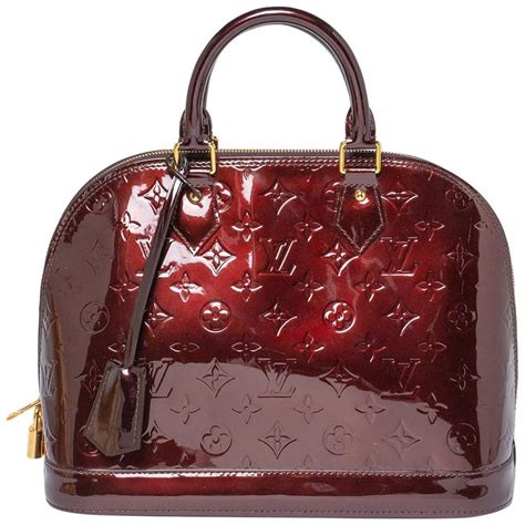 louis vuitton amarante monogram vernis alma mm bag|louis vuitton monogram vernis.